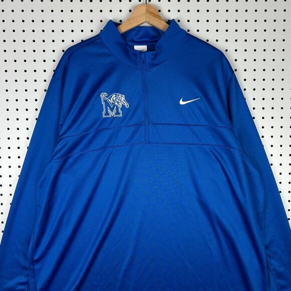 Nike 1 Cent Memphis Tigers XXL NWT Jacket Quarter Zip Penny Hardaway Sideline - Picture 2 of 6
